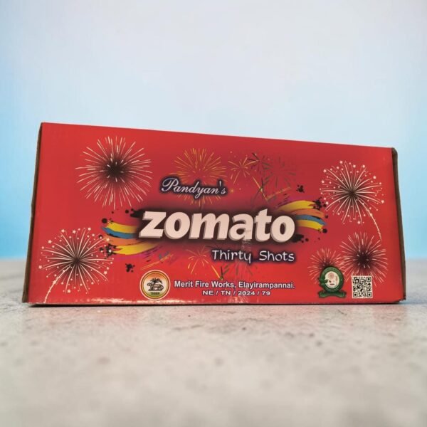 30 Multicolour Shots with Crackling effects (Zomato)