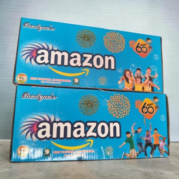 60 Multicolour Shot with Crackling (Amazon)